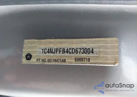 2012 Jeep Patriot Latitude from USA, damaged, VIN 1C4NJPFB4CD673004